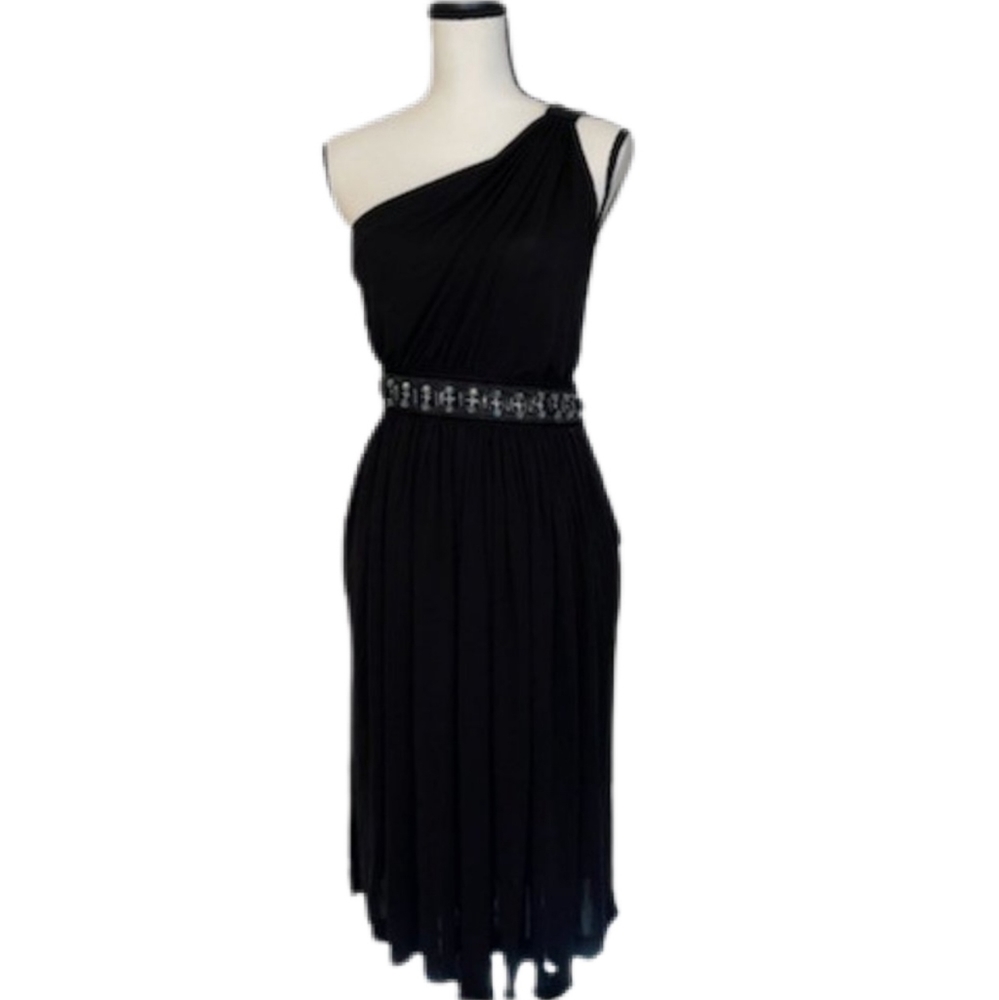 Dolce & Gabbana Black One-Shoulder Dress